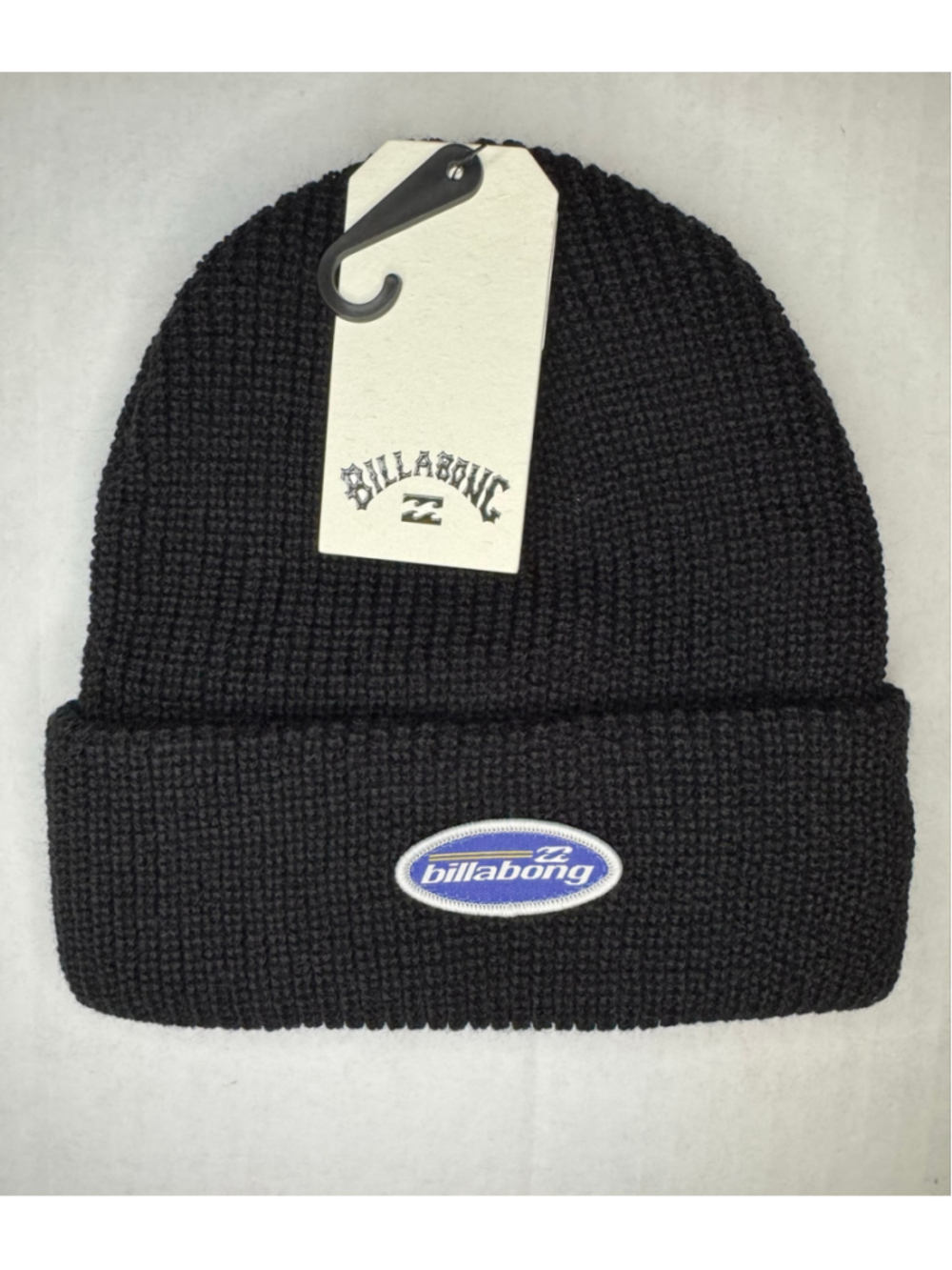 Women's Billabong Beanie Hat One Size Black Blue